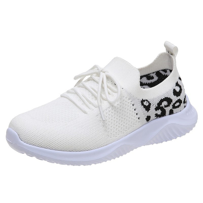 Damen Sportschuhe mit atmungsaktivem Strickdesign und rutschfester Sohle R&B