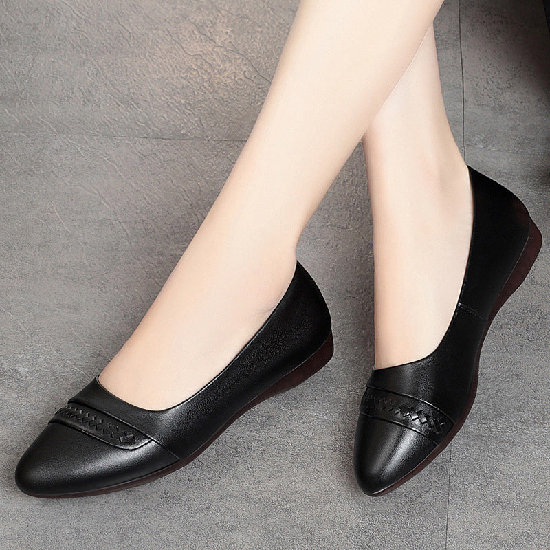 Damen Elegante Ballerinas mit modischem Flecht-Detail und flexiblem Fußbett R&B