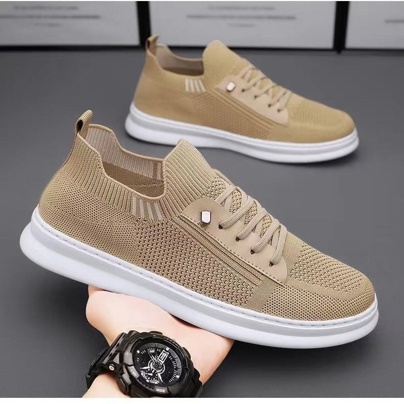 Damen Atmungsaktive Freizeit Sneakers mit elastischen Einsätzen