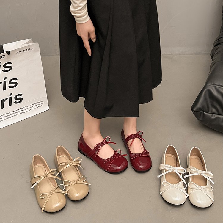 Damen Ballerinas mit modischem Schleifenakzent und bequemer Innensohle R&B