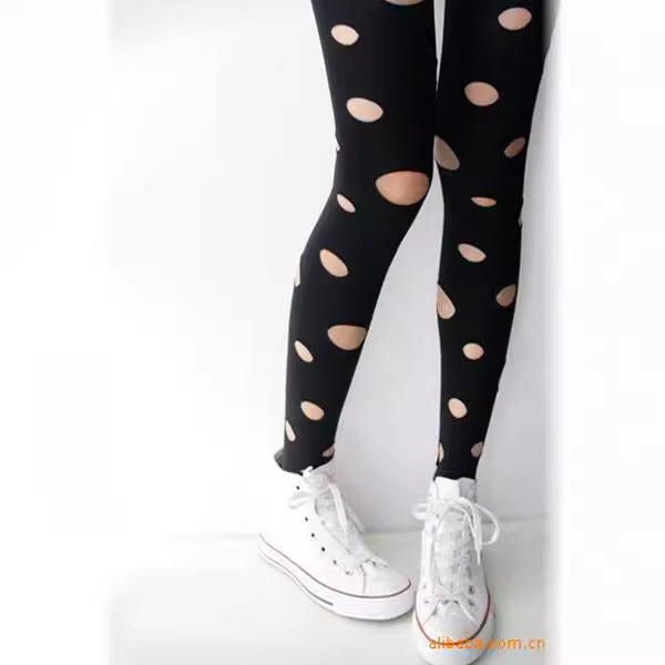 Damen High-Style Leggings mit dynamischen Cut-Outs R&B
