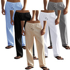 Herren lässige Freizeithose mit elastischem Bund und seitlichen Taschen R&B