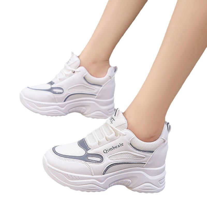 Damen Modische Chunky Sneakers mit ergonomischer Dämpfung und stabiler Sohle R&B
