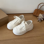 Damen Hochwertige Sneaker mit dämpfender Plattform und atmungsaktiver Obermaterialstruktur