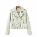 Damen Bikerjacke mit Schnallenverschluss