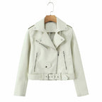 Damen Bikerjacke mit Schnallenverschluss