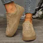 Damen modische Freizeitsneaker aus hochwertigem Textil R&B