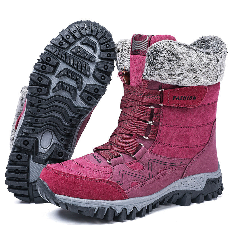 Damen Winterboots mit dicker isolierender Fütterung und rutschfester Sohle R&B