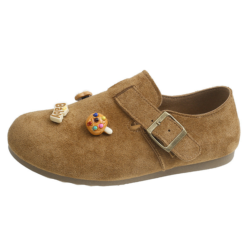 Damen Komfortable Clogs mit modischem Schnallen-Design und verspielten Details R&B