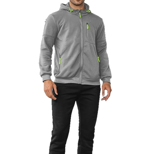 Herren Trainingsjacke mit praktischen Taschen und atmungsaktiver Funktion R&B