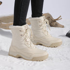 Damen Isolierte Winterstiefel mit rutschfester Sohle und kuscheligem Innenfutter R&B