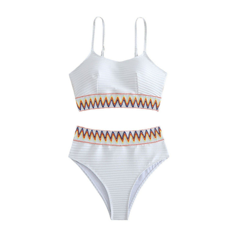 Damen Bunt gemusterter Bikini R&B
