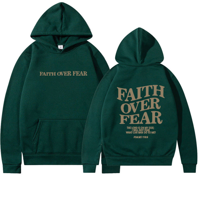 Damen Kapuzenpullover mit inspirierendem Schriftzug und hochwertiger Baumwolle R&B