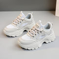 Damen Chunky Sneakers mit atmungsaktiver Mesh-Oberfläche und griffiger Laufsohle R&B