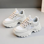 Damen Chunky Sneakers mit atmungsaktiver Mesh-Oberfläche und griffiger Laufsohle R&B