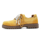 Damen Modische Schnürschuhe mit rutschfester Sohle und stabiler Bauweise