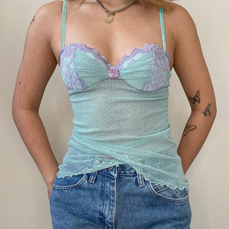 Damen Spitzenoberteil mit elegantem Design R&B