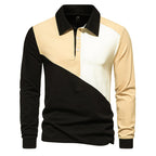 Herren Poloshirt mit modernem Farbblockdesign und komfortablem Schnitt
