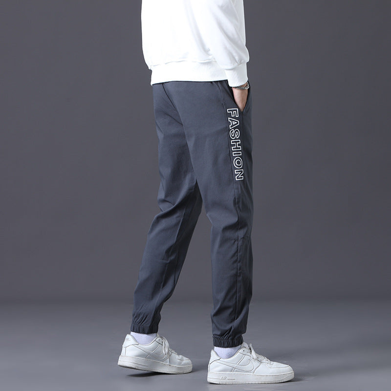 Herren modische Jogginghose mit elastischem Bund und seitlichen Taschen