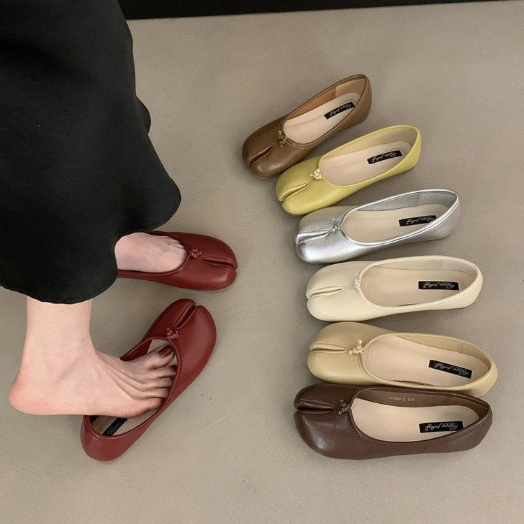 Damen Ballerina-Pantoletten mit innovativem Design und weichem Innenfutter R&B