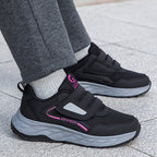 Damen Sportliche Sneaker mit verstellbarem Klettverschluss und dämpfender Sohle R&B