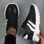 Damen Sportliche Sneaker mit dämpfendem Sohlenprofil und atmungsaktivem Obermaterial