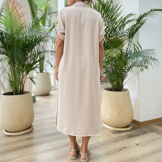 Damen leichter Longblazer mit lässigen Shorts R&B