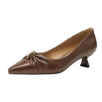 Damen elegante spitze Pumps mit dekorativer Schleife