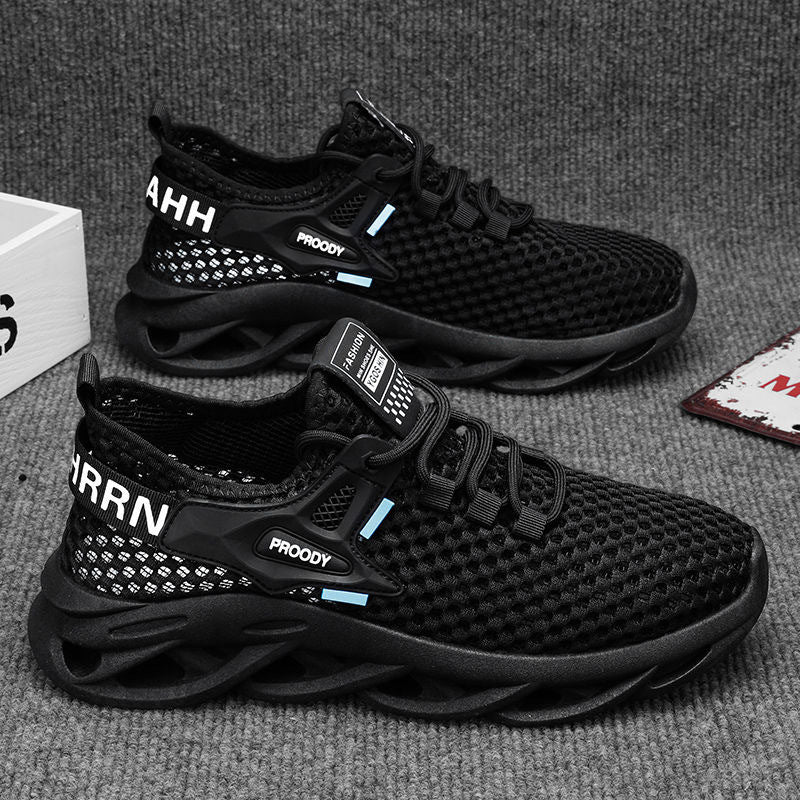 Damen Sportliche Mesh-Sneaker mit innovativem Dämpfungssystem und rutschfester Sohle R&B