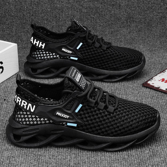 Damen Sportliche Mesh-Sneaker mit innovativem Dämpfungssystem und rutschfester Sohle R&B