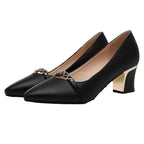 Damen Elegante Pumps mit trendy Absatz und modischem Schmuckdetail R&B