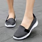Damen Komfortable Slip-On Freizeitschuhe