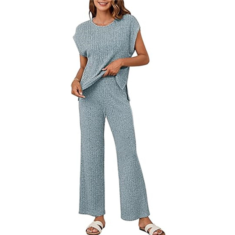 Damen gestrickter Zweiteiler-Anzug R&B
