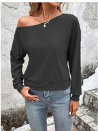 Damen Komfortables und stilvolles asymmetrisches Sweatshirt R&B