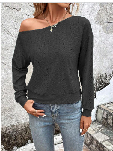 Damen Komfortables und stilvolles asymmetrisches Sweatshirt R&B