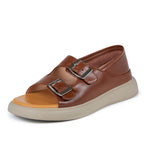 Damen Komfortable Clogs mit doppeltem Schnallenverschluss