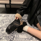 Damen Winterstiefel mit kuscheligem Innenfutter und modischer Schnürung R&B