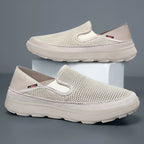 Damen Atmungsaktive Slip-On Freizeitschuhe mit rutschfester Sohle R&B
