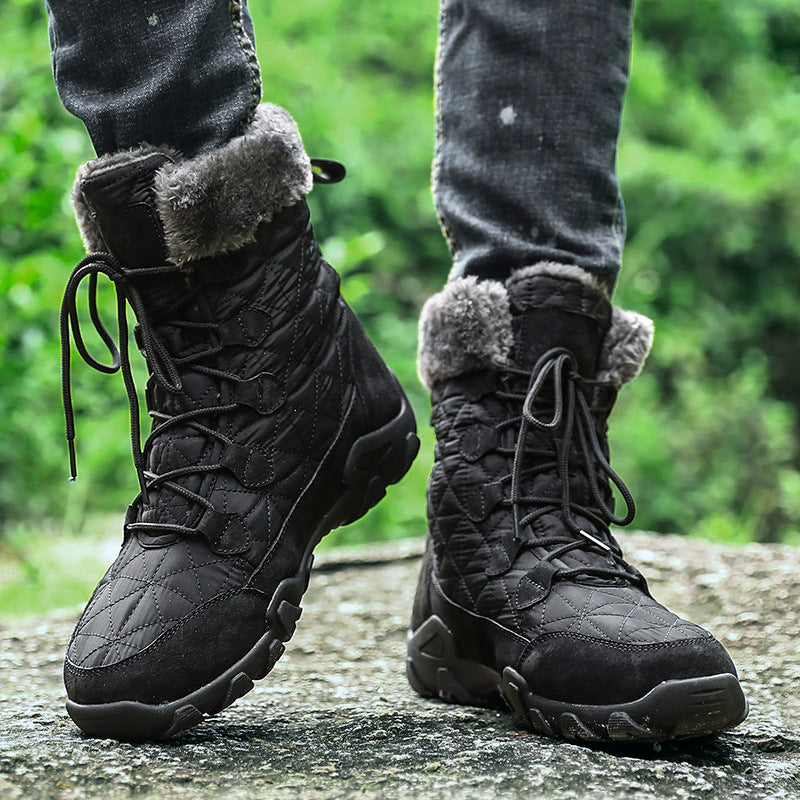 Damen gefütterte Winterstiefel mit rutschfester Sohle von R&B