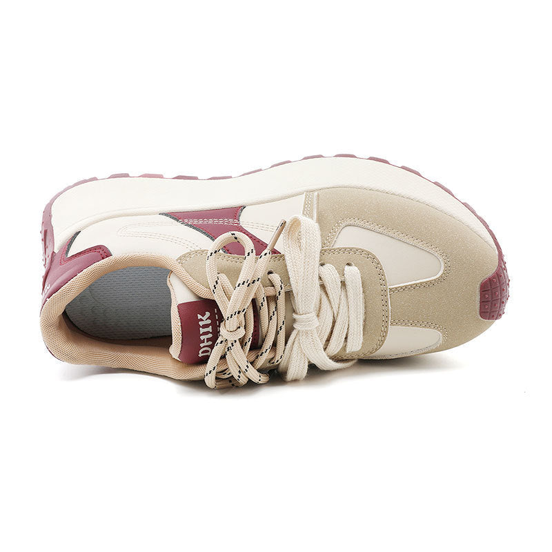 Damen Sportliche Plateau Sneakers mit atmungsaktiver Polsterung R&B