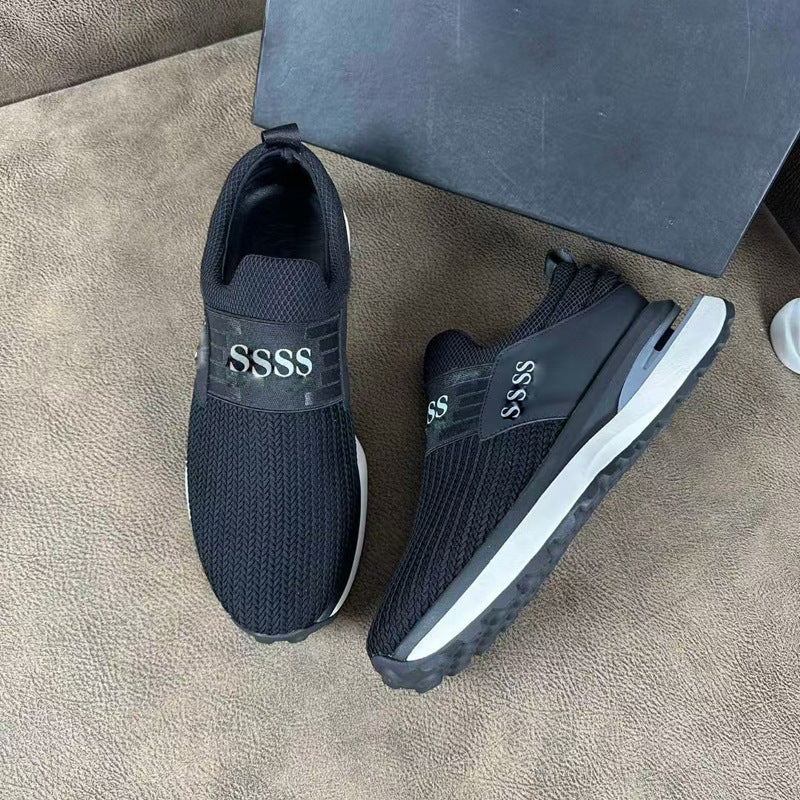 Damen High-Performance Slip-On Sneakers mit atmungsaktiver Oberflächenstruktur R&B