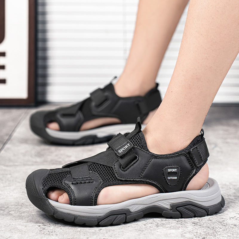 Damen Outdoor-Freizeitsandalen mit verstellbarem Riemen und rutschfester Sohle