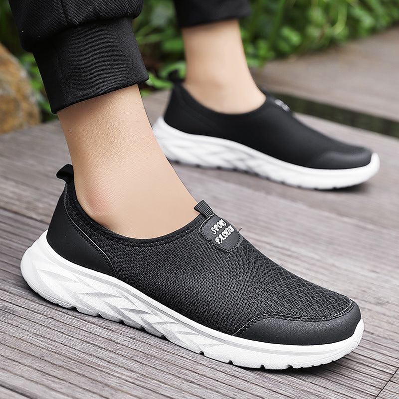 Damen Atmungsaktive Slip-On Sportschuhe mit rutschfester Sohle