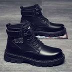 Damen Robuste Lederstiefel mit rutschfester Sohle und stylishen Details R&B