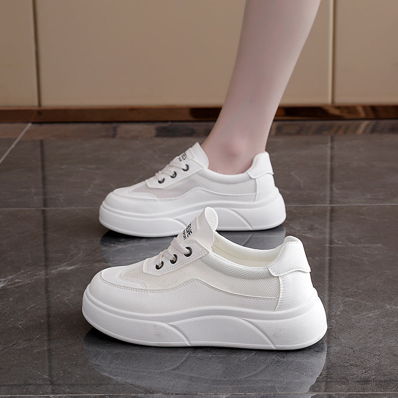 Damen Trendige Chunky Sneaker mit atmungsaktivem Netzmaterial und stabiler Sohle R&B