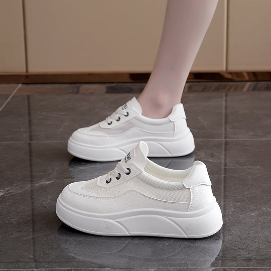 Damen Trendige Chunky Sneaker mit atmungsaktivem Netzmaterial und stabiler Sohle R&B