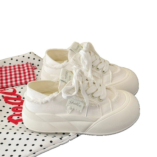 Damen Sneakers mit besonderer Textilstruktur und komfortablem Plateau R&B