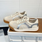 Damen Sportliche Sneakers mit atmungsaktivem Mesh und robustem Veloursleder R&B