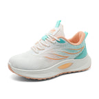 Damen Lauf- und Freizeitsneaker mit atmungsaktiver Oberflächenstruktur und dämpfender Sohle R&B