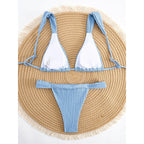 Damen Triangel-Bikini mit verstellbaren Trägern R&B